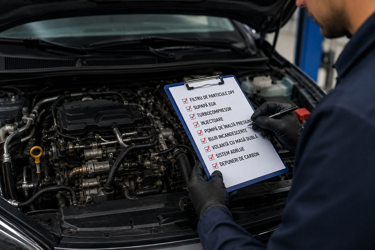 Cele mai întâlnite probleme la mașinile rulate cu motor diesel